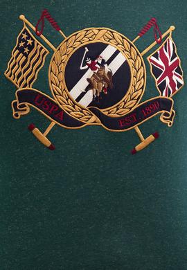 Erkek Koyu Yeşil Bisiklet Yaka Sweatshirt - 50207609013