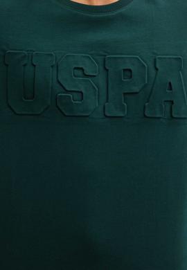 Erkek Koyu Yeşil Basic Sweatshirt - 50207326027