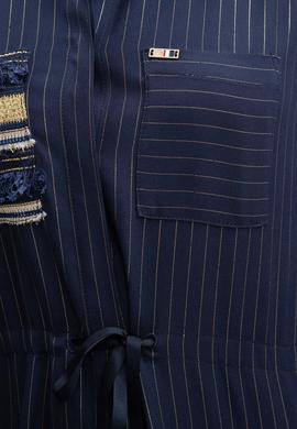 Kadın Lacivert Dokuma Elbise - 50207465011