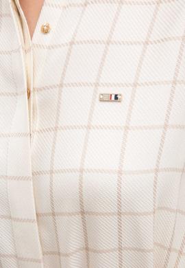 Kadın Beyaz Dokuma Elbise - 50207468012