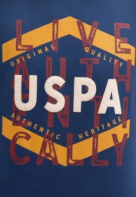 Erkek Açık Lacivert Bisiklet Yaka Sweatshirt - 50207482029