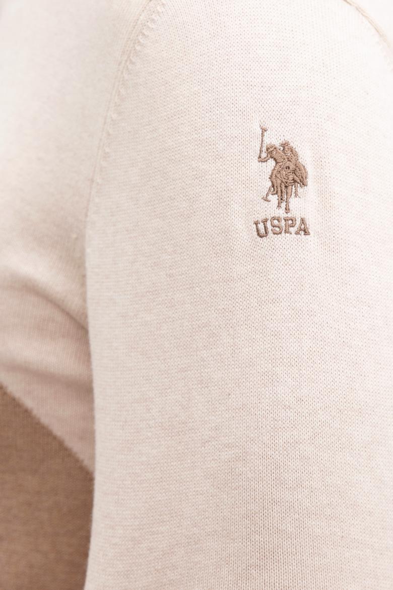 Erkek Camel Melanj Bisiklet Yaka Triko Kazak - 50207700008