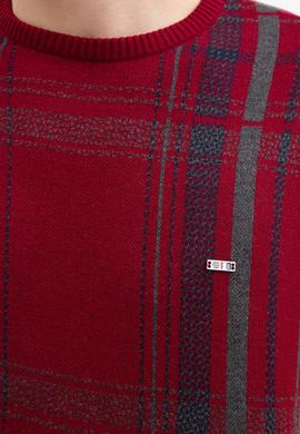 Erkek Bordo Kazak - 50207707036