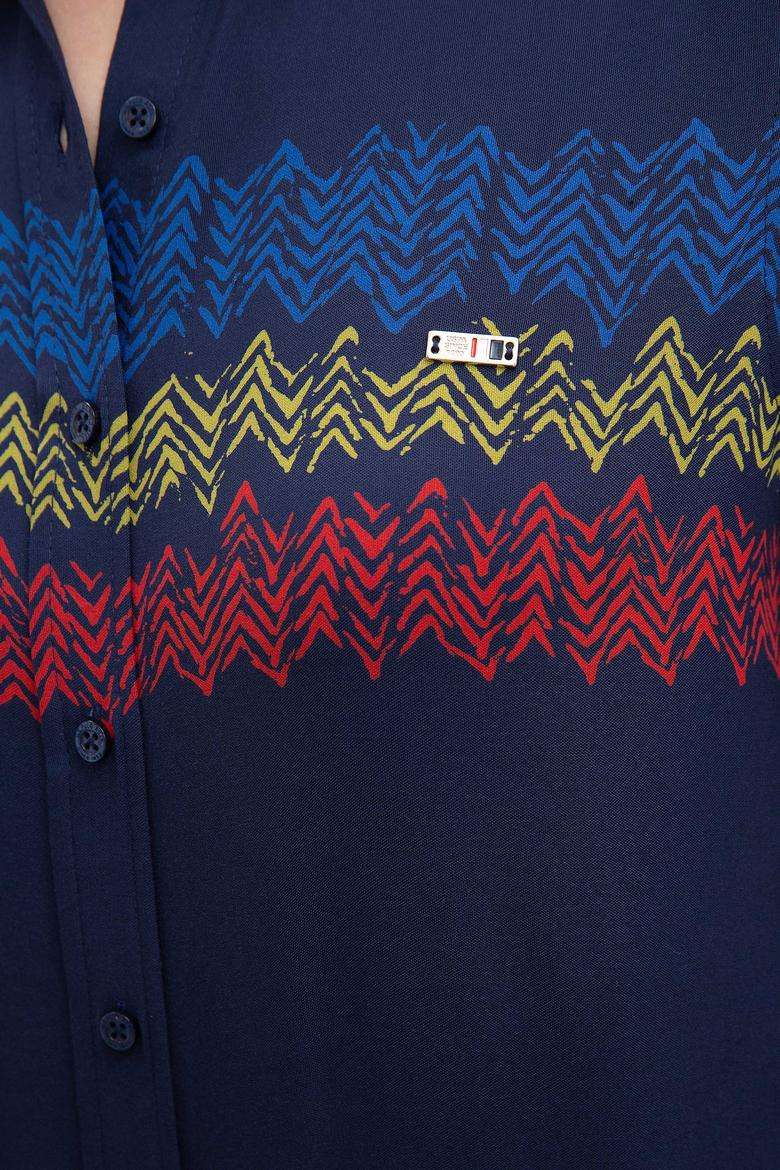 Kadın Lacivert Gömlek - 50207967012