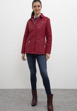 Kadın Bordo Kaban - 50216952021