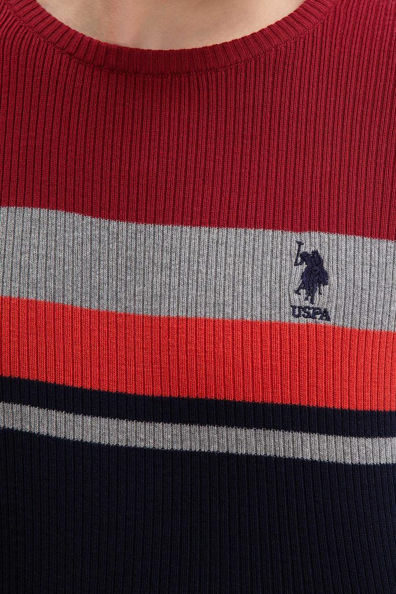 Erkek Lacivert Bisiklet Yaka Triko Kazak - 50205673009