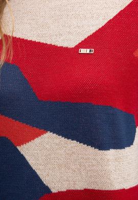 Kadın Beyaz Triko Kazak - 50206790017