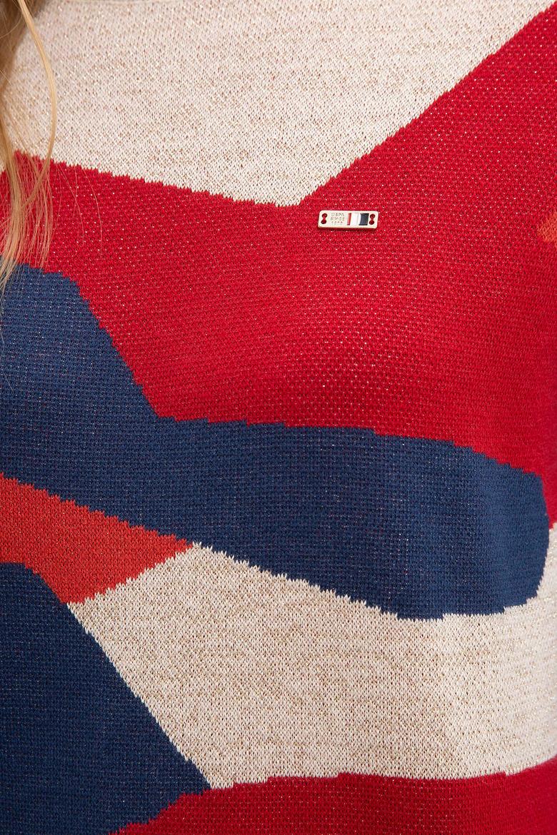 Kadın Beyaz Triko Kazak - 50206790017