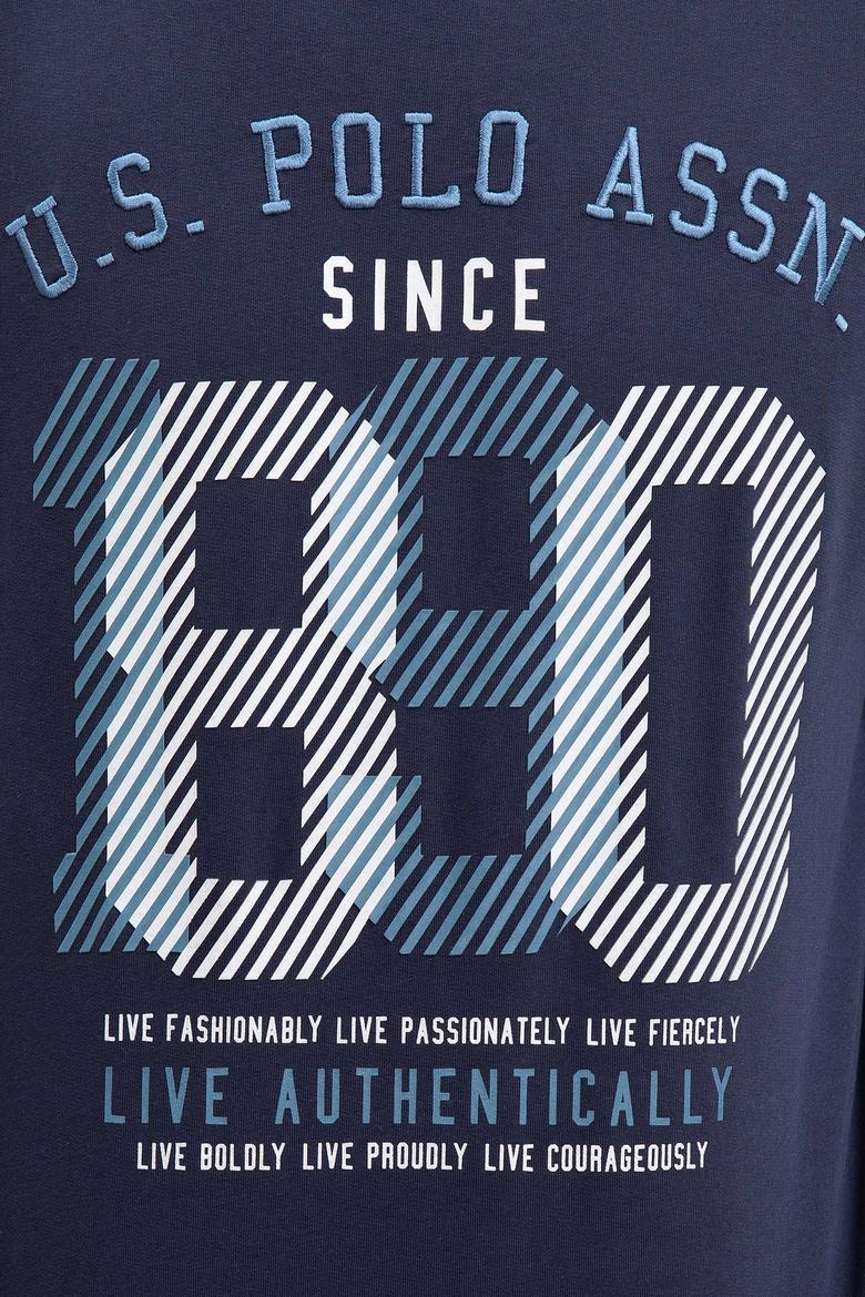 Erkek Lacivert Bisiklet Yaka Sweatshirt - 50207541003