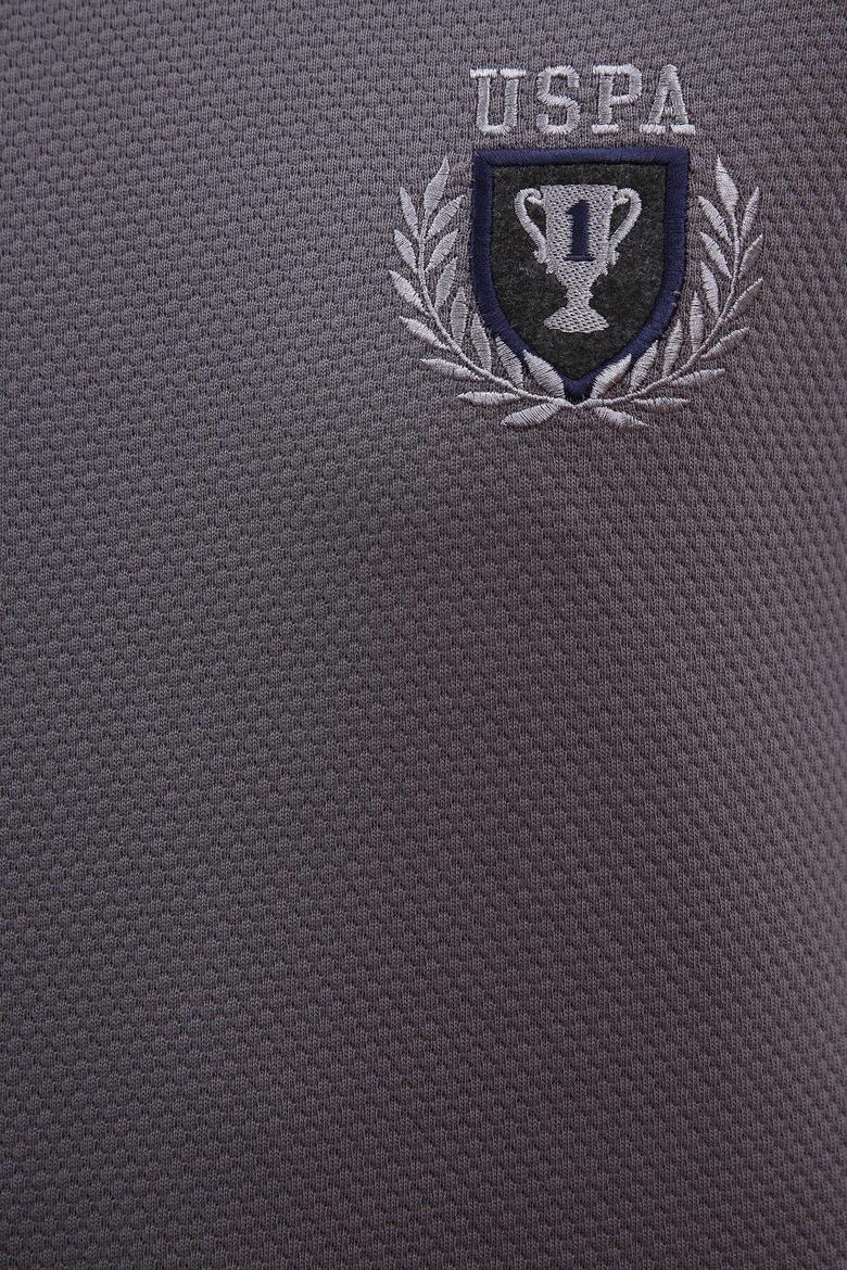 Erkek Antrasit Bisiklet Yaka Sweatshirt - 50207617011