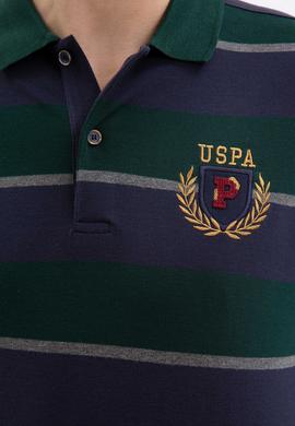 Erkek Koyu Yeşil Polo Yaka Sweatshirt - 50207477038