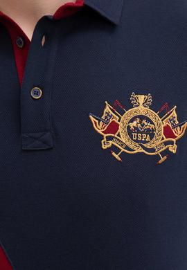 Erkek Bordo Polo Yaka Sweatshirt - 50207504026