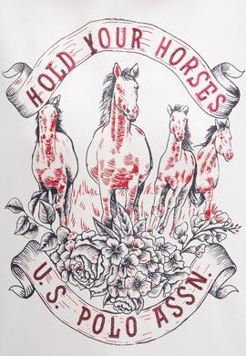 Kadın Beyaz Sweatshirt - 50206528018