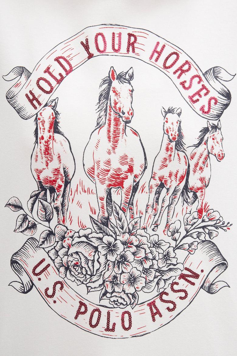 Kadın Beyaz Sweatshirt - 50206528018