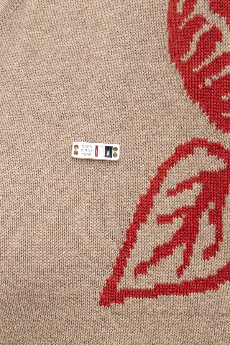 Kadın Kahverengi Triko Kazak - 50206804011