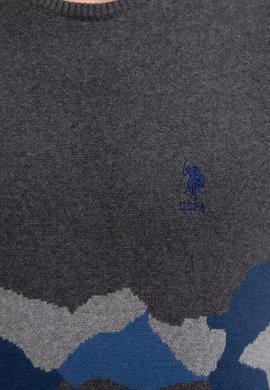 Erkek Antrasit Melanj Kazak - 50207702015