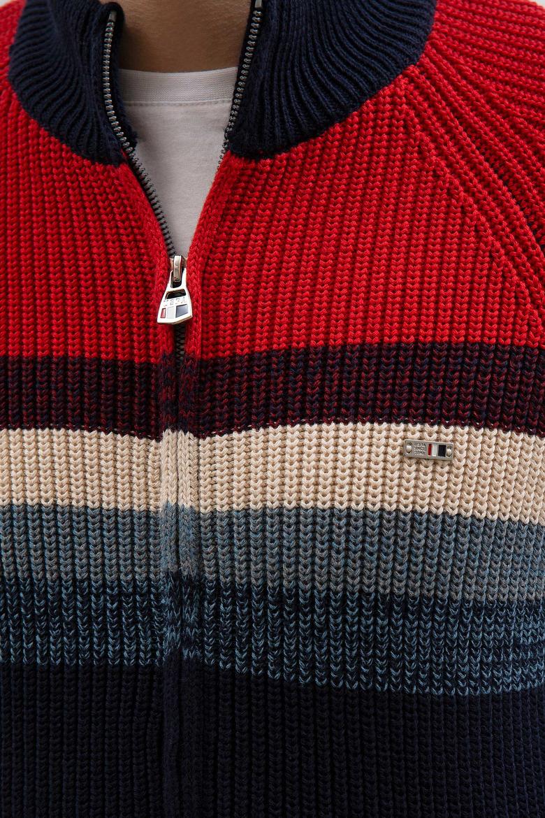 Erkek Lacivert  Triko Hırka - 50214155008