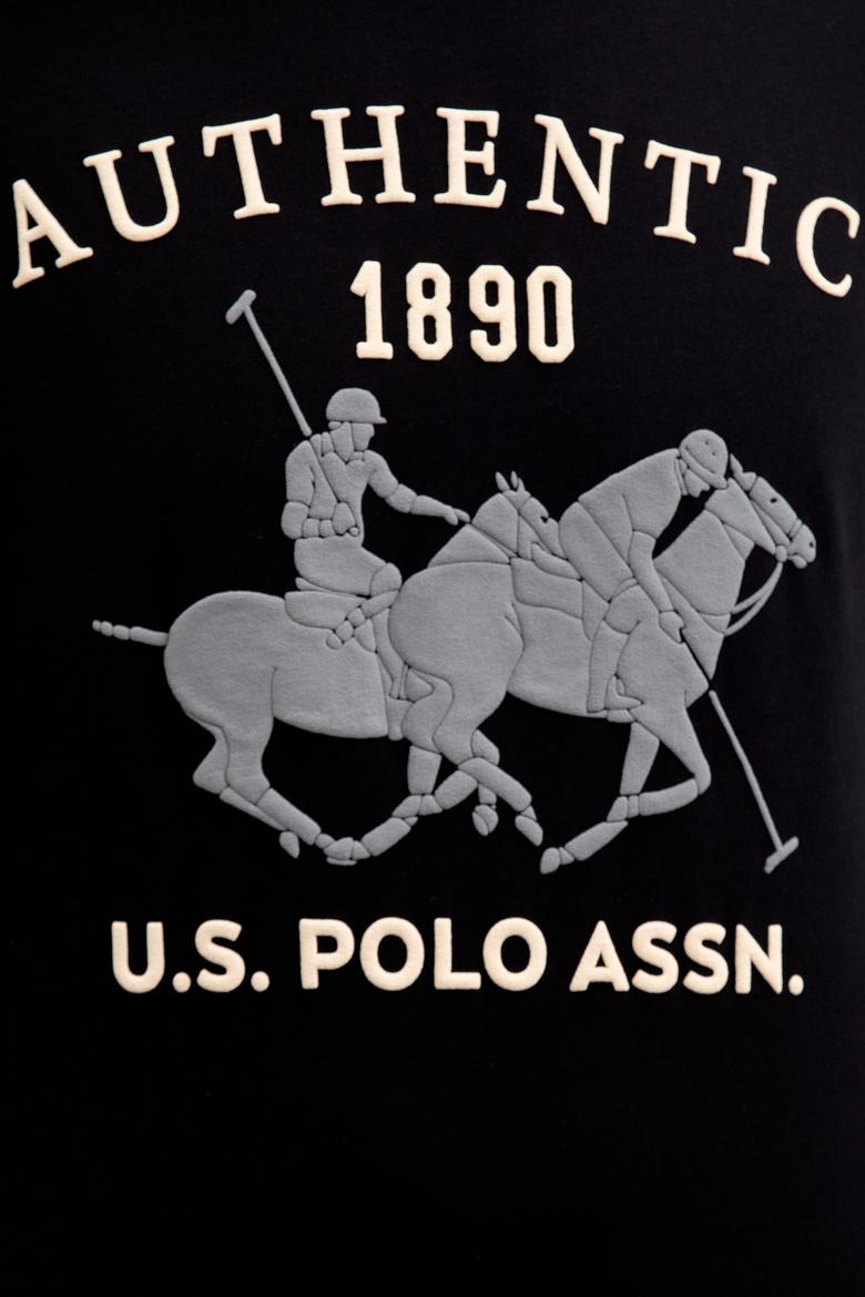 Erkek Siyah Bisiklet Yaka Sweatshirt - 50216287011