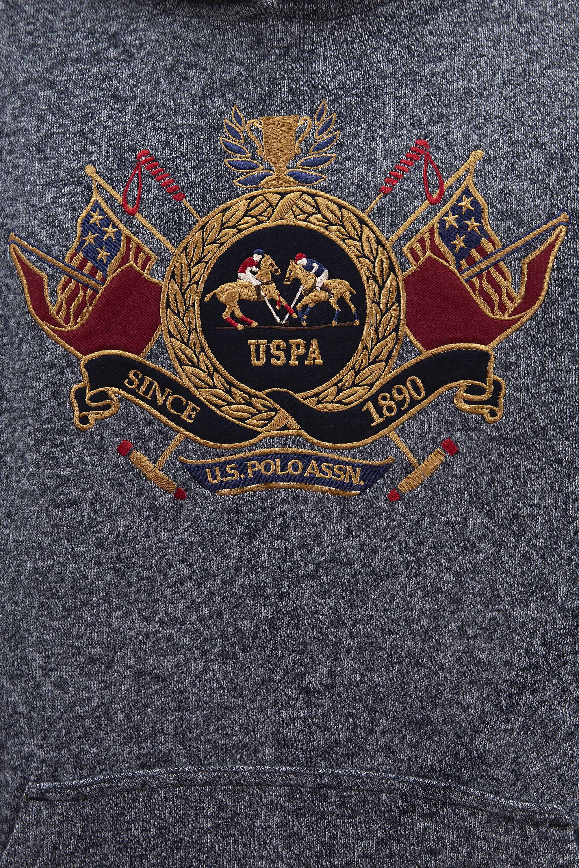 Erkek Lacivert Kapüşonlu Sweatshirt - Image 5