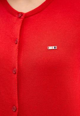 Kadın Kırmızı Triko Hırka Basic - 50206446030