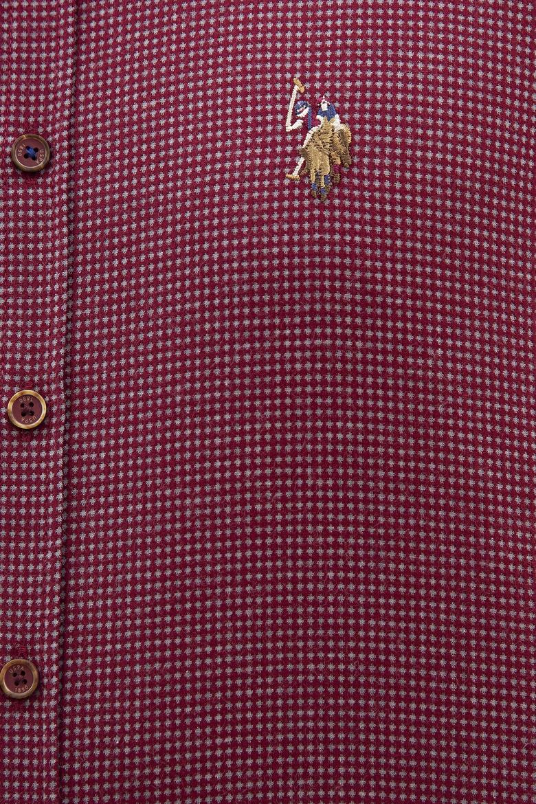 Erkek Bordo Uzun Kollu Gömlek - 50207834003