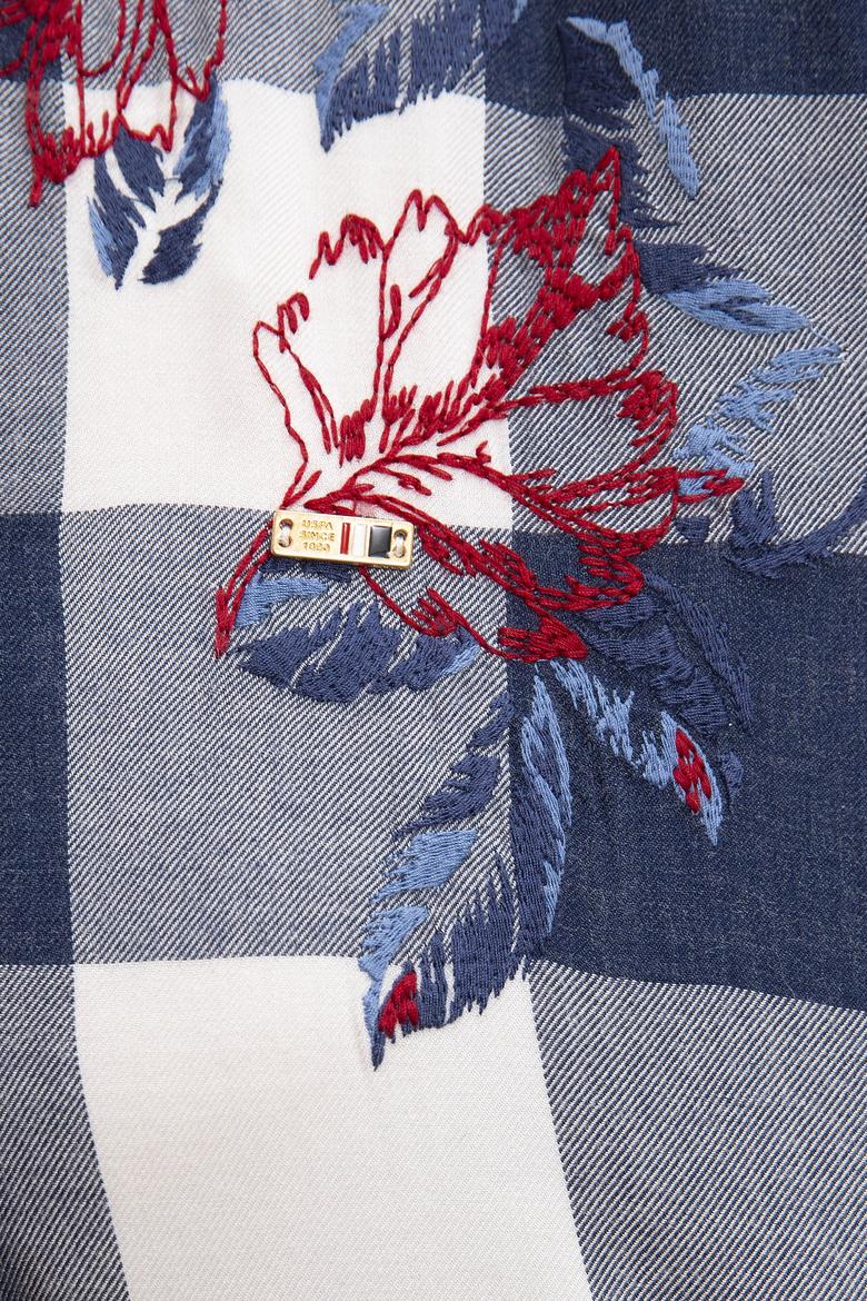 Kadın Lacivert Uzun Kollu Gömlek - 50207183003