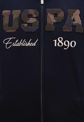 Erkek Lacivert Kapüşonlu Fermuarlı Sweatshirt - 50207620021