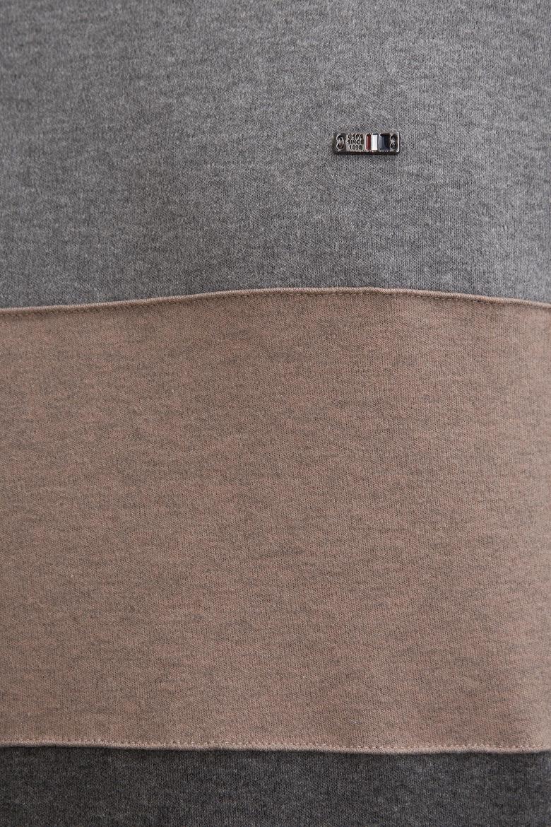 Erkek Antrasit Melanj Balıkçı Yaka Sweatshirt - 50207590011