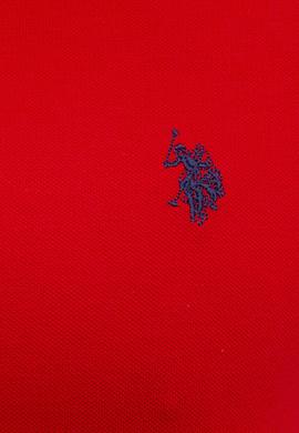 Erkek Kırmızı Basic Polo Yaka Tişört - 50217612140