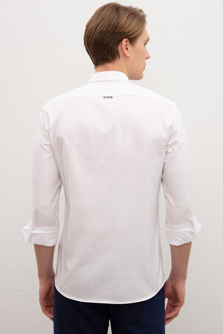 Erkek Beyaz Gömlek Uzunkol Basic - 50205811021