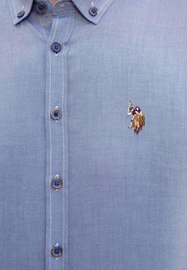 Erkek Mavi Gömlek Uzunkol Basic - 50205811080