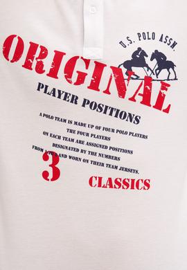 Erkek Beyaz Polo Yaka Tişört - 50217786011