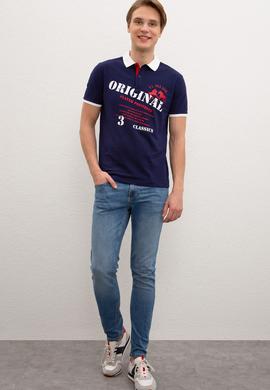 Erkek Lacivert Tişört - 50217786034