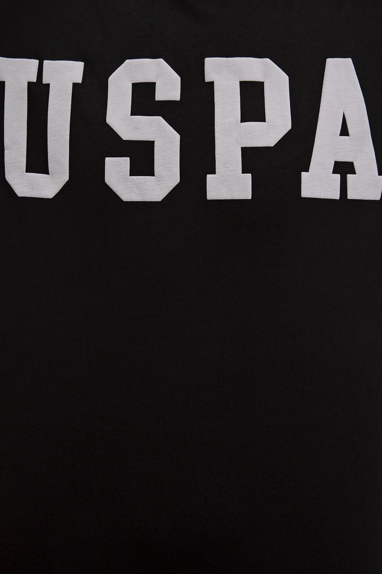 Erkek Siyah Bisiklet Yaka T-Shirt Basic - 50216452028