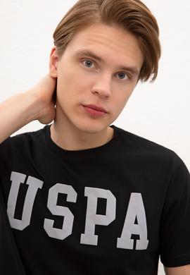 Erkek Siyah Bisiklet Yaka T-Shirt Basic - 50216452028