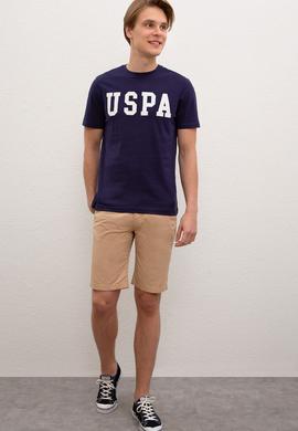 Erkek Lacivert Bisiklet Yaka T-Shirt Basic - 50216452019