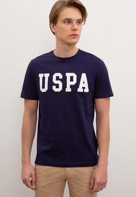 Erkek Lacivert Bisiklet Yaka T-Shirt Basic - 50216452019