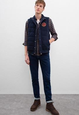 Erkek Lacivert Örme Hırka - 50207499003