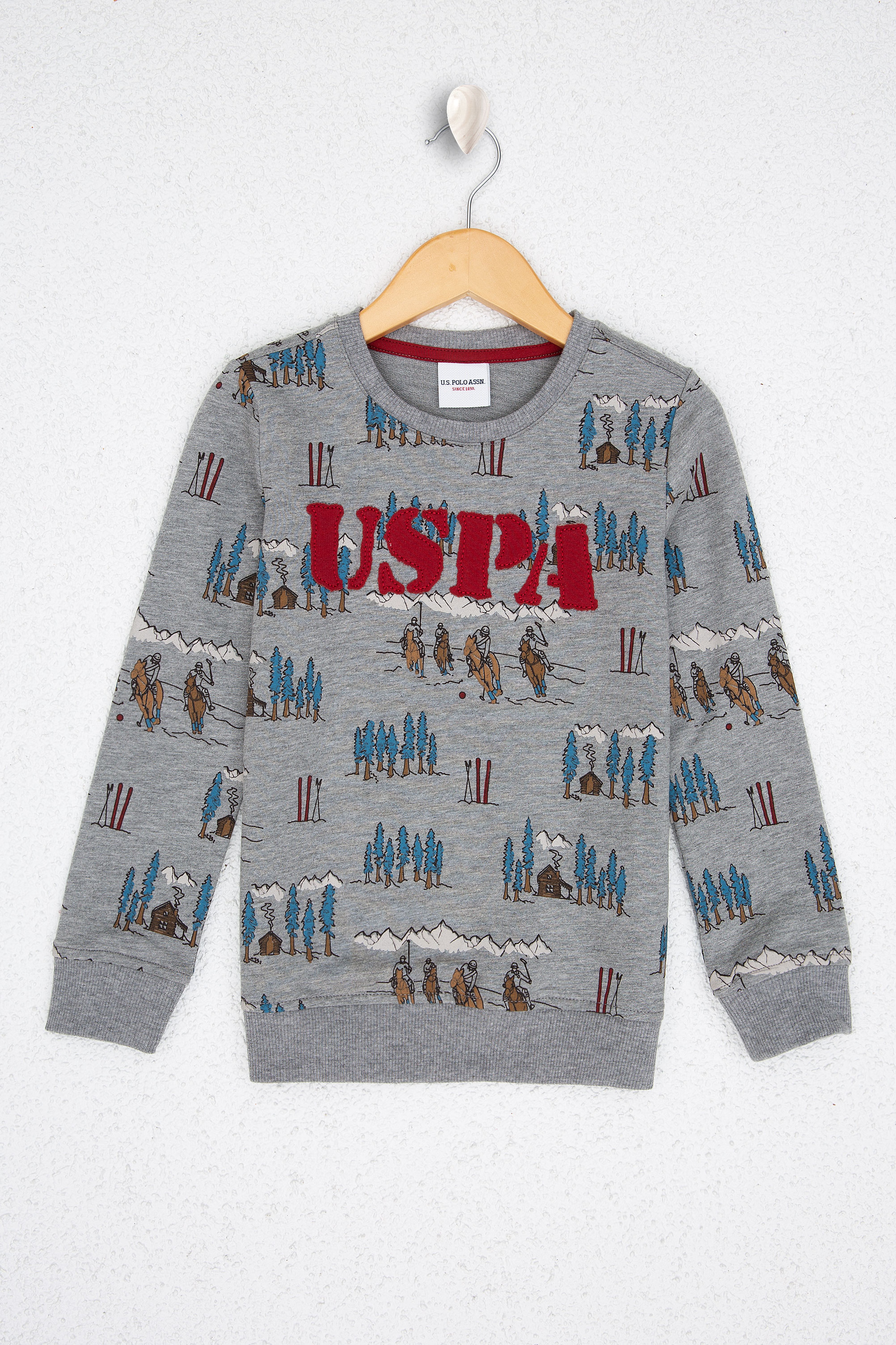 Çocuk Gri Sweatshirt