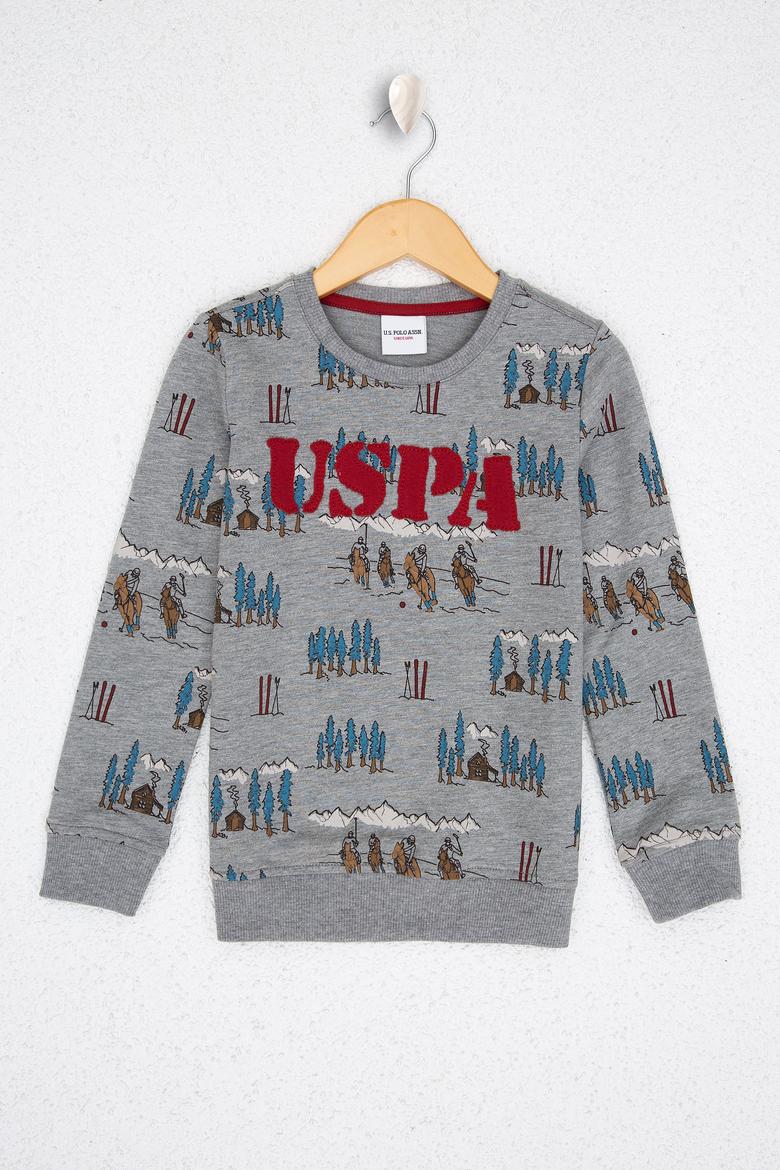 Çocuk Gri Sweatshirt