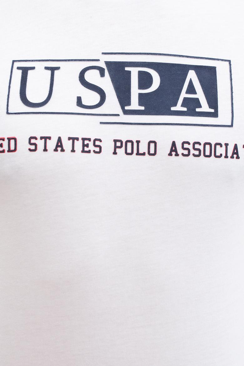 Erkek Beyaz Balıkçı Yaka T-Shirt - 50220969009