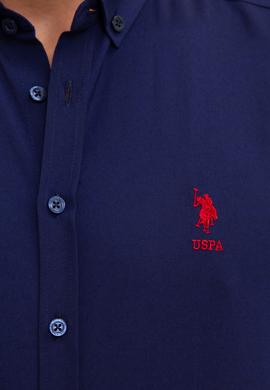 Erkek Lacivert Gömlek Uzunkol Basic - 50233224022