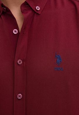 Erkek Kırmızı Gömlek Uzunkol Basic - 50218547041