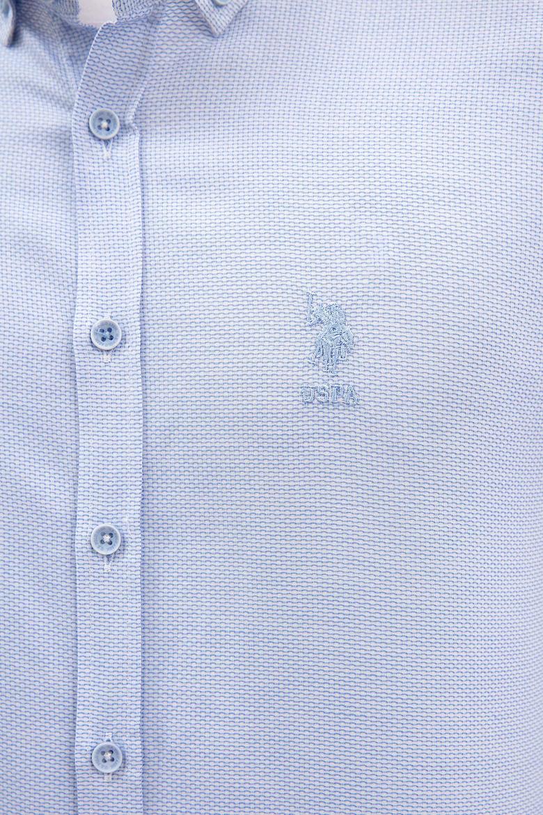 Erkek Mavi Gömlek Uzunkol - 50221340011