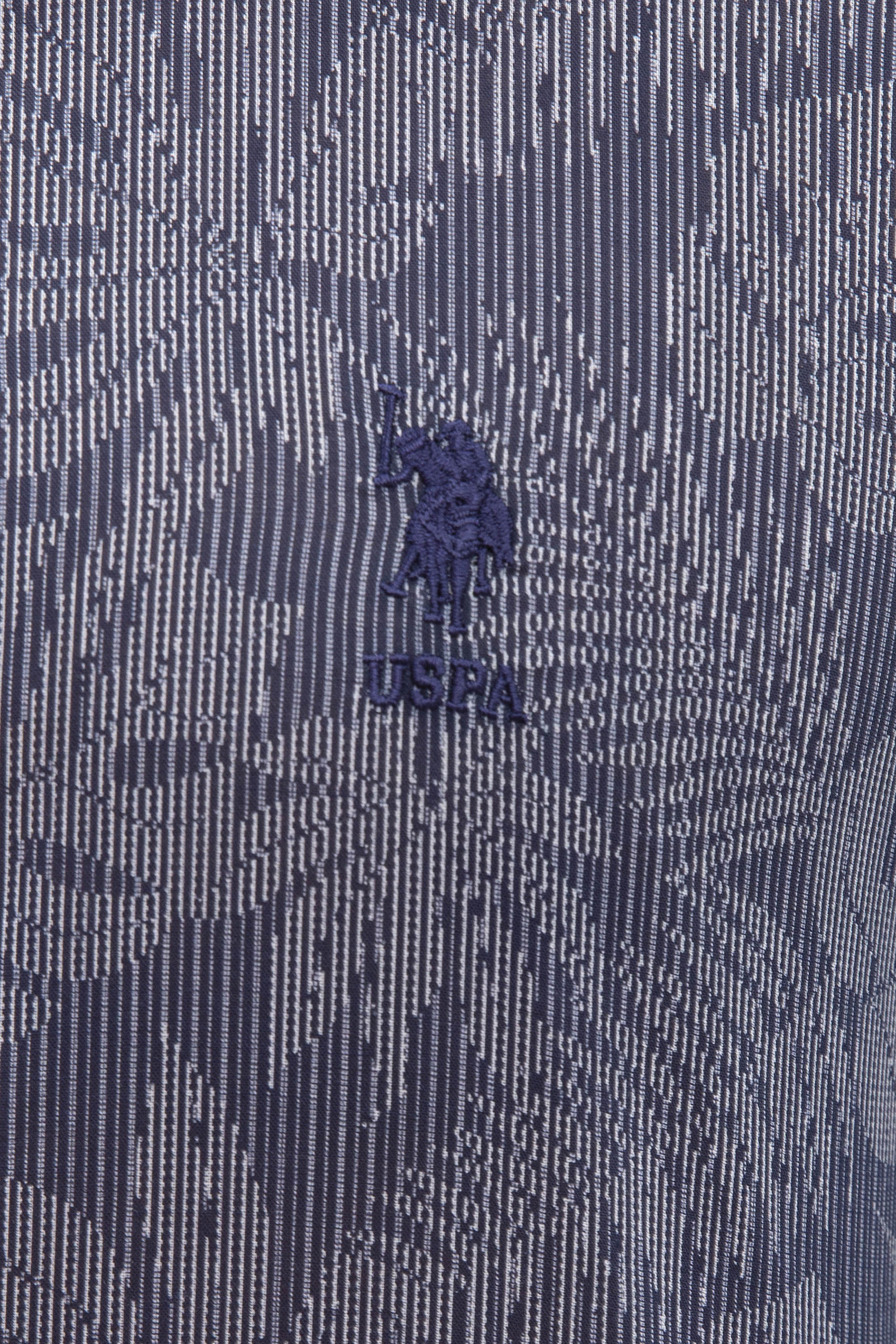 Erkek Lacivert Uzun Kollu Gömlek - Image 5