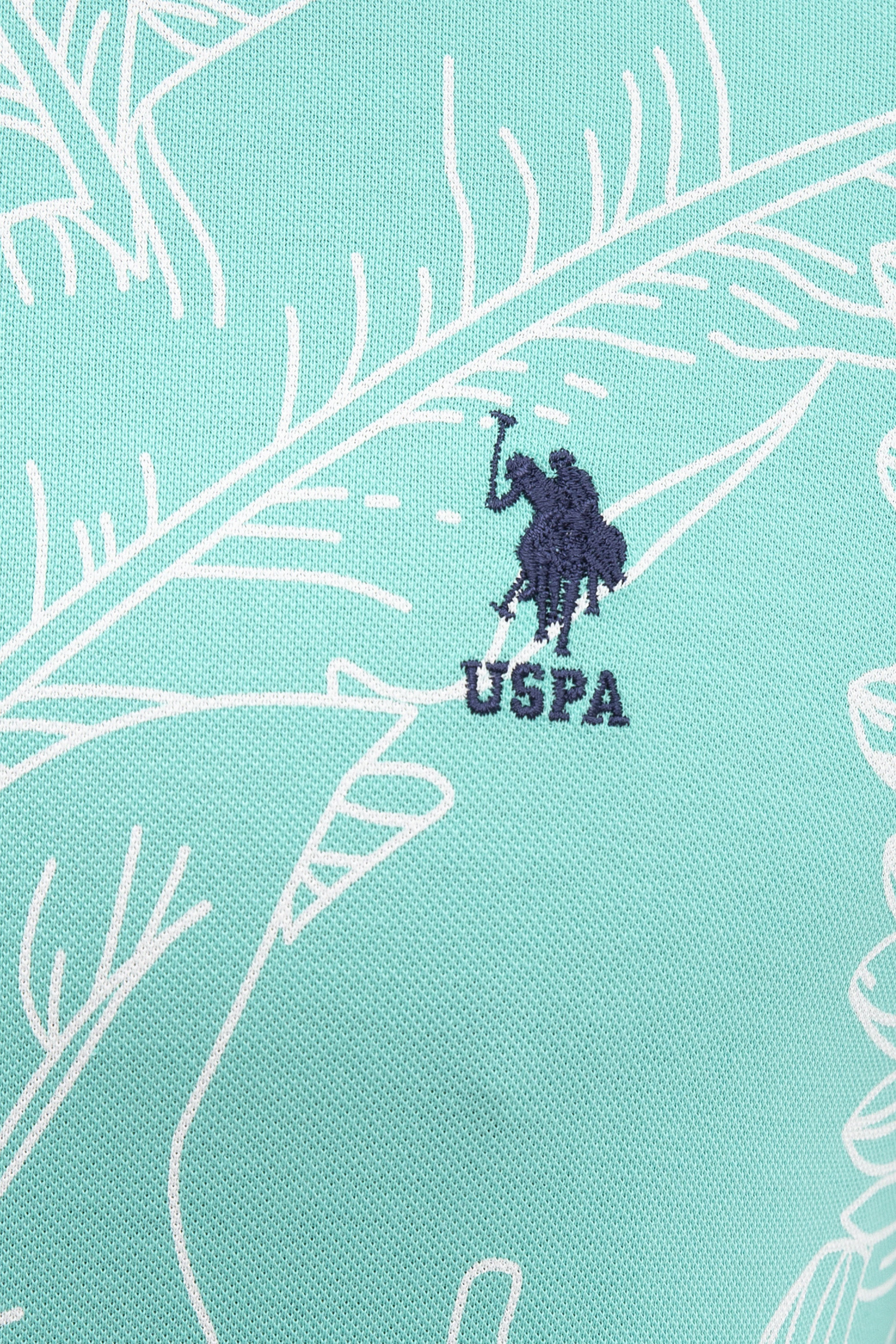 Erkek Mint Yeşili Polo Yaka T-Shirt - Image 5