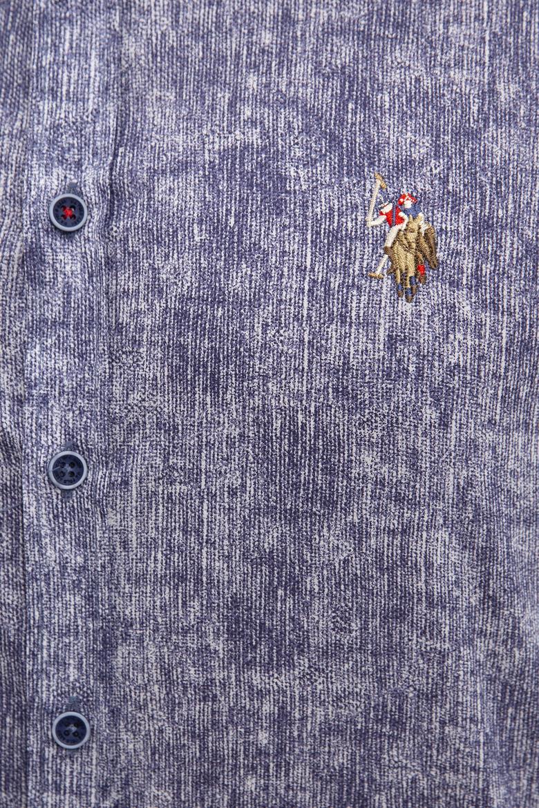 Erkek Lacivert Gömlek Uzunkol - 50218435004