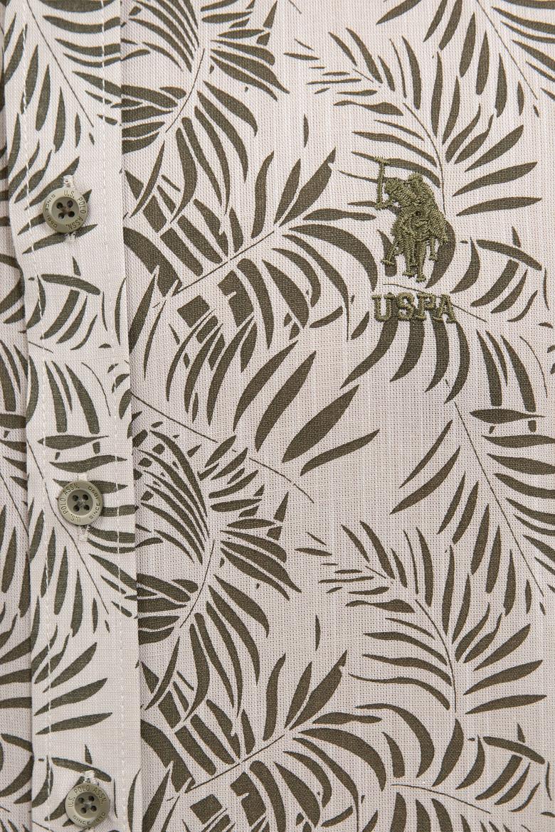 Erkek Yeşil Gömlek Uzunkol - 50218623003