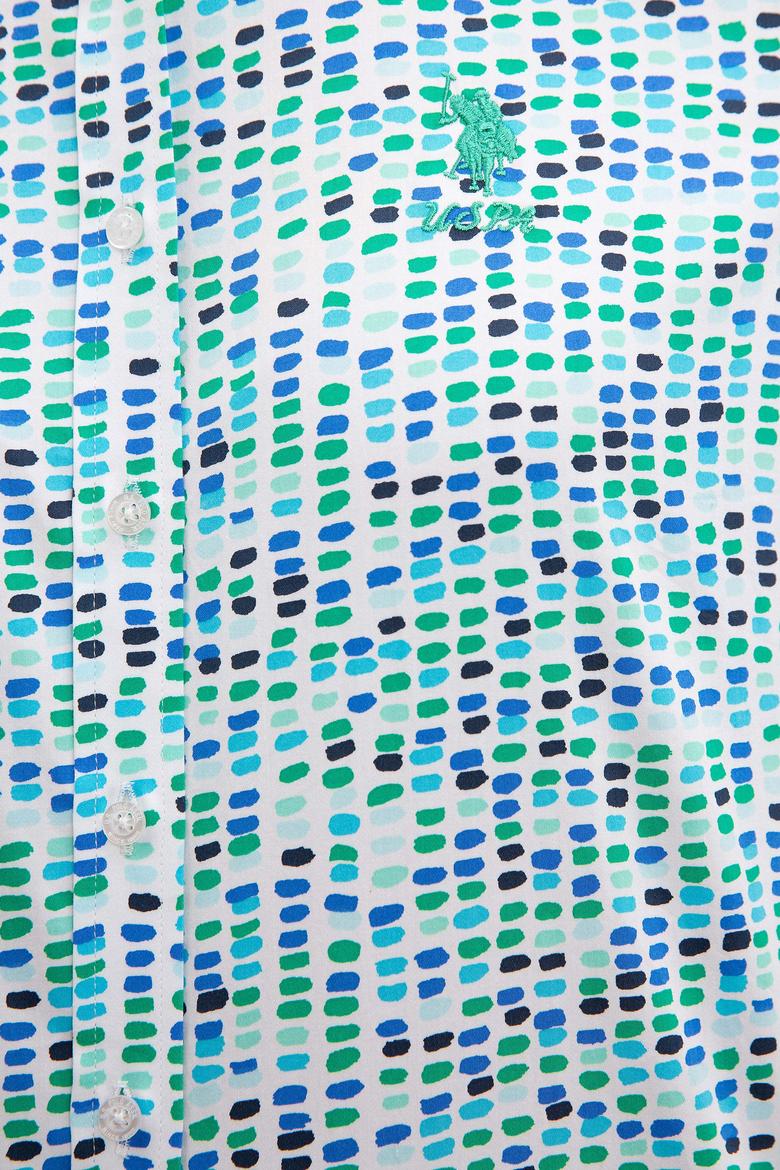 Kadın Yeşil Gömlek Uzunkol - 50218691007