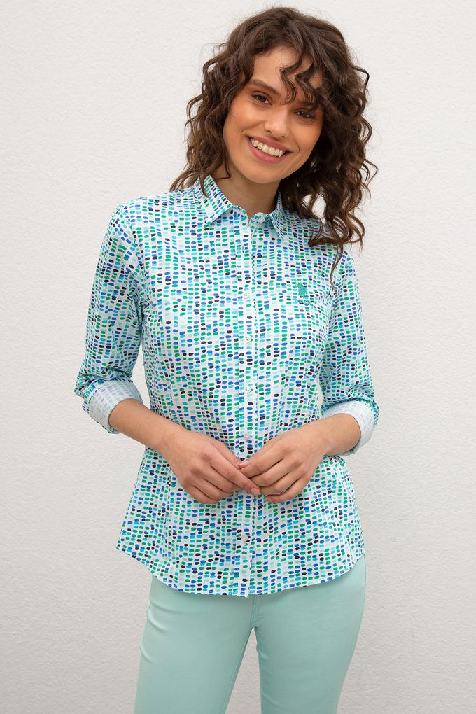 Kadın Yeşil Gömlek Uzunkol